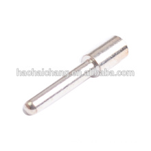 Custom stainless steel spring loaded electrical contact stepped dowel pins